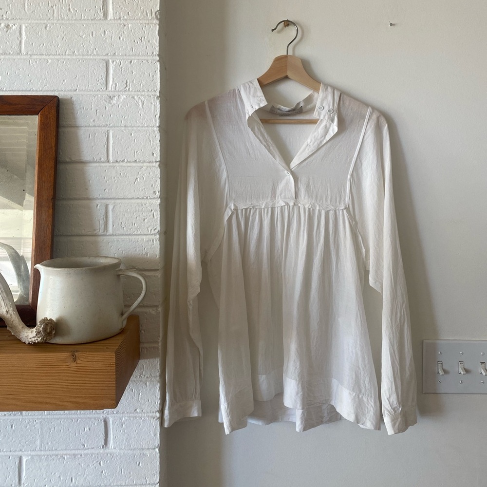 Stella McCartney 100% Cotton Smock Blouse